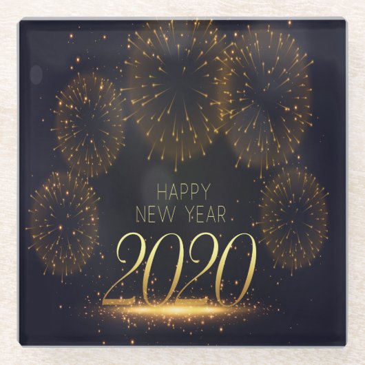 Dessous-de-verre En Verre anniversaire (Devant)