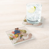 Dessous-de-verre En Verre Anniversaire (Incliné)