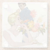 Dessous-de-verre En Verre Anniversaire (Dos)