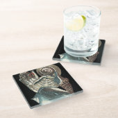 Dessous-de-verre En Verre Anthologie de coquillage (Incliné)