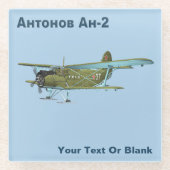 Dessous-de-verre En Verre Antonov An-2 (Devant)