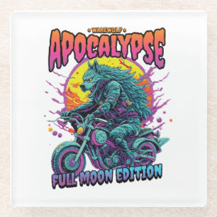Dessous-de-verre En Verre Apocalypse du loup-garou