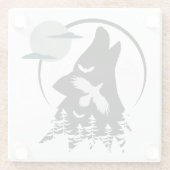 Dessous-de-verre En Verre Appel de wild.w (Dos)