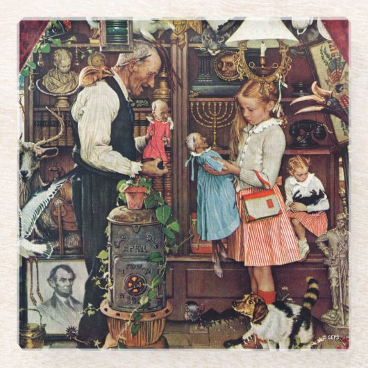 Dessous-de-verre En Verre April Fool, 1948 (Devant)