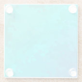 Dessous-de-verre En Verre Aqua Ombre (Dos)