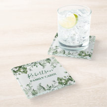 Aquarelle Botanique Ivy Ferns Sage Famille Cabine