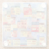 Dessous-de-verre En Verre Aquarelle de Venise (Dos)