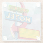 Dessous-de-verre En Verre Aquarelle Motel Phoenix (Dos)