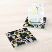 Dessous-de-verre En Verre Aquarelle Sublime Arum Calla Lilies (Incliné)