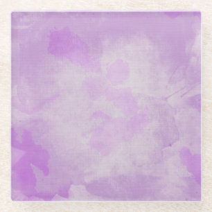 Dessous-de-verre En Verre Aquarelle violet