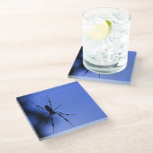 Dessous-de-verre En Verre Araignée (Incliné)