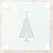 Dessous-de-verre En Verre Arborescence à feuillage persistant (Dos)