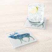 Dessous-de-verre En Verre Arbre (Incliné)