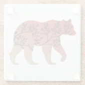 Dessous-de-verre En Verre Arbre à ours (Dos)