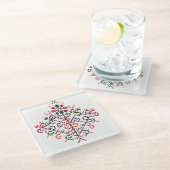 DESSOUS-DE-VERRE EN VERRE ARBRE DE VIE (Incliné)