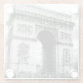 Dessous-de-verre En Verre arc de triomphe (Dos)