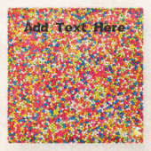 Dessous-de-verre En Verre Arc-en-ciel (Devant)