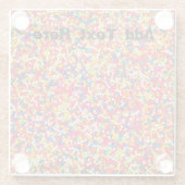 Dessous-de-verre En Verre Arc-en-ciel (Dos)