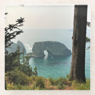 Dessous-de-verre En Verre Arch Rock, Samuel H. Boardman, Côte de l'Oregon