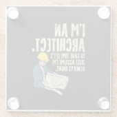 Dessous-de-verre En Verre Architect - I'm (Dos)