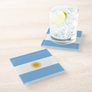 Dessous-de-verre En Verre Argentina flag