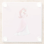 Dessous-de-verre En Verre Ariel Glass Coaster (Dos)