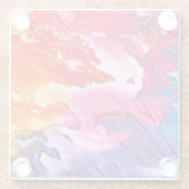 Dessous-de-verre En Verre Arrière - plan d'art Abstrait-47567 (Dos)