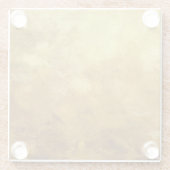 Dessous-de-verre En Verre arrière - plan peint par résumé d'art dans la (Dos)