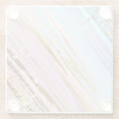 Dessous-de-verre En Verre Arrière - plan rose texturé (Dos)