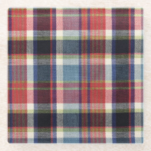 Dessous-de-verre En Verre Arrière - plan Textile carré Texture