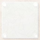 Dessous-de-verre En Verre Arrière - plan texturé beige (Dos)