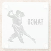 Dessous-de-verre En Verre Art de danse du tango argentin (Dos)