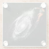 Dessous-de-verre En Verre Art | Florent Bodart de l'espace (Dos)