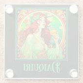 Dessous-de-verre En Verre Art nouveau Daiquiri (Dos)