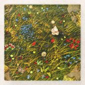 Dessous-de-verre En Verre Art Nouveau Mer alpin (Devant)