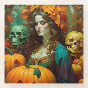 Dessous-de-verre En Verre Art Nouveau Samhain