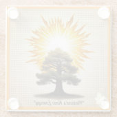 Dessous-de-verre En Verre "Art Stormy" (Dos)