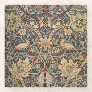 Dessous-de-verre En Verre Art Vintage Oiseaux Bullerswood de William Morris