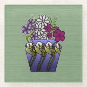 Dessous-de-verre En Verre Artiste Lily Vase (Devant)