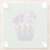 Dessous-de-verre En Verre Artiste Lily Vase (Dos)