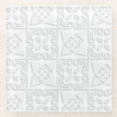 Dessous-de-verre En Verre « Assez Clair » (Devant)