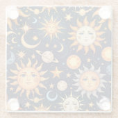 Dessous-de-verre En Verre Astrologie (Dos)