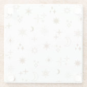 Dessous-de-verre En Verre Astrologie Star Motif (Dos)
