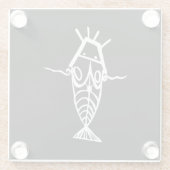 Dessous-de-verre En Verre Astronautes anciens (Dos)