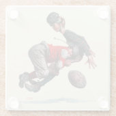 Dessous-de-verre En Verre Attaqué (Dos)