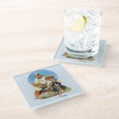 Dessous-de-verre En Verre Attraper le grand (Incliné)