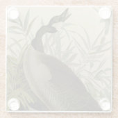 Dessous-de-verre En Verre Audubon Canada Oies Oiseaux sauvages (Dos)