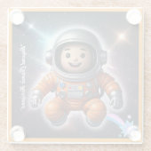 Dessous-de-verre En Verre "Aventure céleste" (Dos)