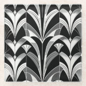 DESSOUS-DE-VERRE EN VERRE B&W (Devant)