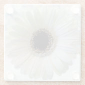 Dessous-de-verre En Verre Baise blanche (Dos)